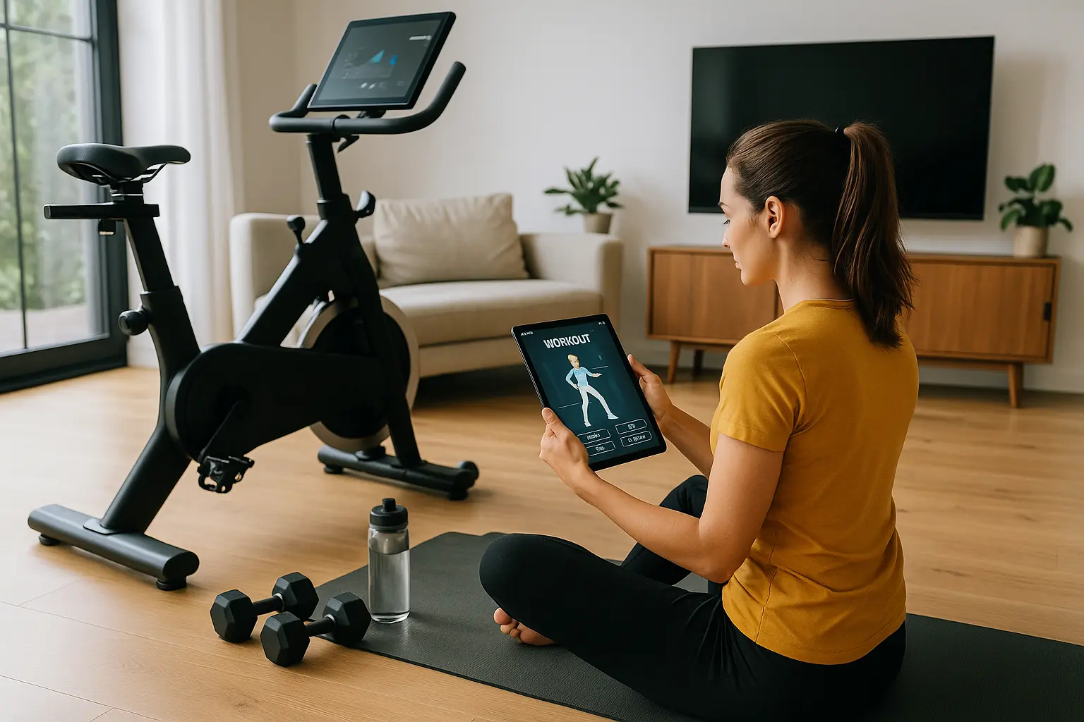 Home-Fitness 2025 – Smarte Geräte & digitale Trainingsroutinen